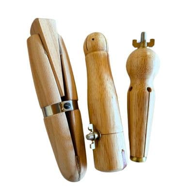 Jewellers Ring Clamps, Set of 3 Wooden Ring Holding Tools. J1342