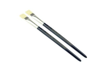 Lefranc & Bourgeois Hog Bristle Oil / Acrylic Brush x 2, Size 6 Flat 12/int 6. S7314