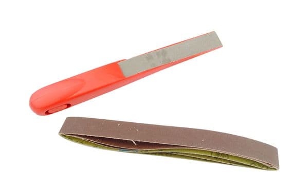 Linic 25mm File Sander and 3 Spare Belts. Modelling, Miniature, Hobby. W3201