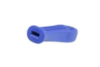 Linic Black Large Hard Rigid Plastic File Handles, 105mm Length with a Rectangular Core.