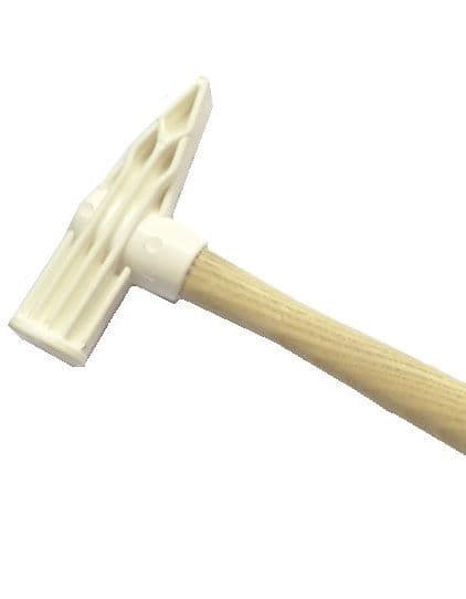 Linic Nylon Wedge and Flat End Hammer, WHITE, Jewellery, Craft, Dapping, Forming, Shaping . J2026