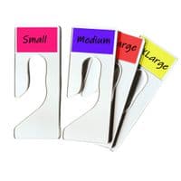 Linic Products UK Made Clothes Rail / Garment Dividers. X2316