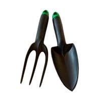 Linic Products UK Made Garden Trowel and Fork. Lightweight and Sturdy with a Comfy Grip. X1186