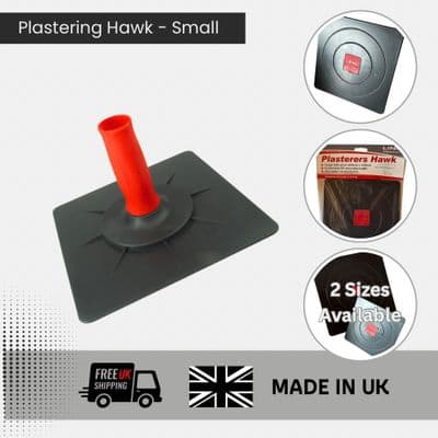 Linic Products UK Made Plastering Hawk 20cm x 20cm or 8" x 8". X7078