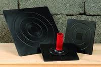 Linic Products UK Made Plastering Hawk & Tilers Tiling Notched Float Set. Choice Hawk Size. X7136