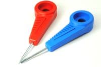 Linic Products UK Made Set of 2 Carpenters Bradawl, 1 Pointed & 1 Flat End. W3403