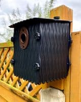 Linic Products UK Made Small Bird Nesting Box with 32mm Entrance Hole (FREE HOLE COVER).  S7927