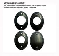 Linic Products UK Made Small Bird Nesting Box with 32mm Entrance Hole (FREE HOLE COVER).  S7927