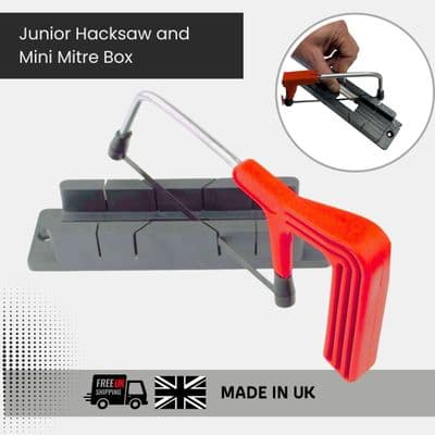 Linic UK Made Combination Mini Mitre Box & Mini Hack Saw. Modelling, hobbies. W7100