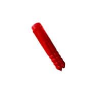 Linic UK Made Fixing Masonry Plastic Wall Plugs, Bag of 100, RED. S7656A