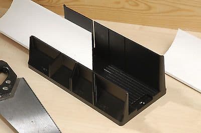 Linic UK Made Mitre Box Block, Master, 45 & 90 Degree 102 x 102mm x 320mm. W7089