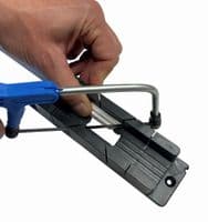 Linic UK Made Mitre Box Block, Mini, 45 & 90 Degree Cut, 28mm x 20mm x 190mm. W7080