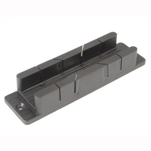 Linic UK Made Mitre Box Block, Mini, 45 & 90 Degree Cut, 28mm x 20mm x 190mm. W7080