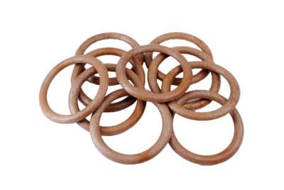 Macrame / Craft Rings 76mm 3".  Pack of 10. S7333