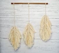 Macrame Craft Scroll Dowels Rods Sticks, Set of 4, Wall Hangings, Tapestries, Weaving. S7790