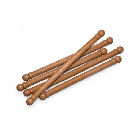 Macrame Craft Scroll Dowels Rods Sticks, Set of 5, 12.5cm, Wall Hangings, Tapestries, Weaving. S7811