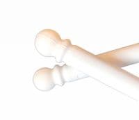 Macrame Craft Scroll End Dowels / Rods. 13mm thick. S7855