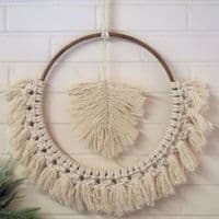 Macrame Ring  / Dreamcatcher Hoop, 30cm Extra Large Round Plastic Craft Hoops. S7822
