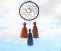 Macrame Ring / Dreamcatcher, Round 20cm Black Plastic Craft Hoop Ring. S7804