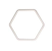 Macrame Rings, Hexagonal 6 Sided Shape,  Craft, Hobby. S7867