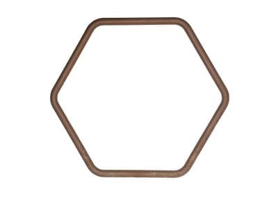 Macrame Rings, Hexagonal 6 Sided Shape,  Craft, Hobby. S7867