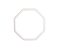 Macrame Rings, Large Octagonal 8 Sided Shape,  Craft, Hobby. S7868