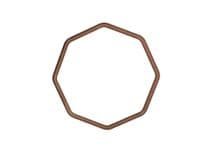 Macrame Rings, Large Octagonal 8 Sided Shape,  Craft, Hobby. S7868