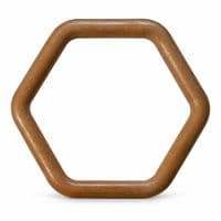 Macrame Rings, Pack of 10 Hexagonal 6 Sided Shape, 97mm, Craft, Hobby. S7783