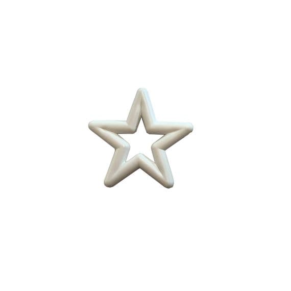Macrame Rings, Plastic, Clouds, Stars OR Moon, Pack of 10, Craft. S7876