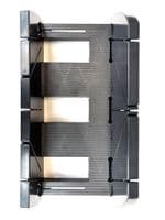 Mammoth Mitre Box, 22.5 45 & 90 Degree 200 x 175mm Adjustable Sides. W7091. Linic UK Made