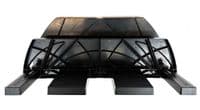 Mammoth Mitre Box, 22.5 45 & 90 Degree 200 x 175mm Adjustable Sides. W7091. Linic UK Made