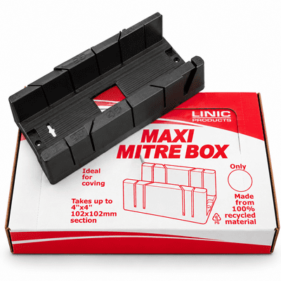 Maxi Mitre Box in Display Box of 10. UK Made. MB1510