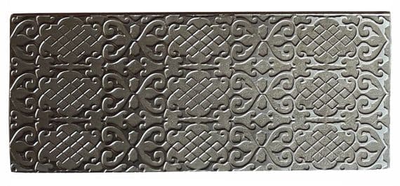 Metal Pattern Texturing Plate for Rolling Mill & Hydraulic Press. DESIGN STYLE 15.  J2495