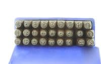 Metalwork Letter Stamp Set, LOWERCASE, 27 Piece, 4mm. M9358