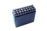 Metalwork Letter Stamp Set, UPPERCASE, CAPITAL, 27 Piece, 2.5mm 3/32