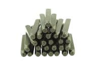 Metalwork Letter Stamp Set, UPPERCASE, CAPITAL, 27 Piece, 2.5mm 3/32