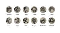 Metalwork Stamp Set of 12, Zodiac Star Sign Metal Punches. J1128