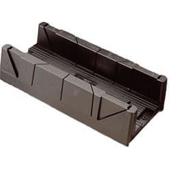 Mighty Mitre Box Block, 45 60 & 90 degree 108 x 58mm x 320mm. W7090. Linic UK Made