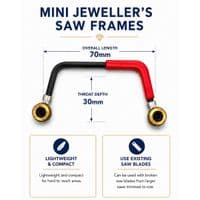 Mini Jewellers Saw Frames, 3 Piece Set.  J2282