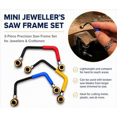 Mini Jewellers Saw Frames, 3 Piece Set.  J2282