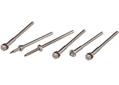 Mini Mandrels x 6 Arbors 2.3mm & 3.2mm Shank Adapters Suit Dremel Proxxon. X1210-X1216