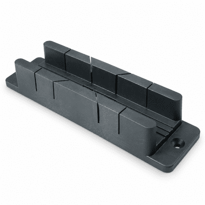 Mini Mitre Box Block, 45 & 90 Degree Cut, 28mm x 20mm x 190mm. W7080. Linic UK Made