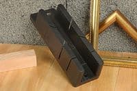 Mini Plus Mitre Box Block, 45 & 90 Degree Cut, 35mm x 38mm x 205mm. W7088. Linic UK Made
