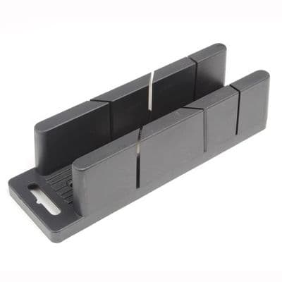 Mini Plus Mitre Box Block, 45 & 90 Degree Cut, 35mm x 38mm x 205mm. W7088. Linic UK Made