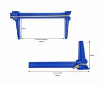 Modellers Hobby / Craft Kit Plastic Parallel Slide Clamp, 130mm x 50mm (Large).