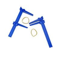 Modellers Hobby / Craft Kit Plastic Parallel Slide Clamp, 130mm x 50mm (Large).