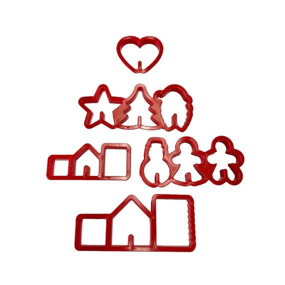 Mug Topper Gingerbread Cookie Cutter Set. S7929