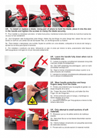 Multi Angle Craft and Hobby Guillotine, Options for Spare Blades/Cutting Pad.