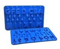 Number and Letter Candle Mold Tray Selection.