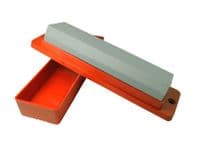 Oilstone and Box. Coarse One Side and Fine on the Other. W3330
